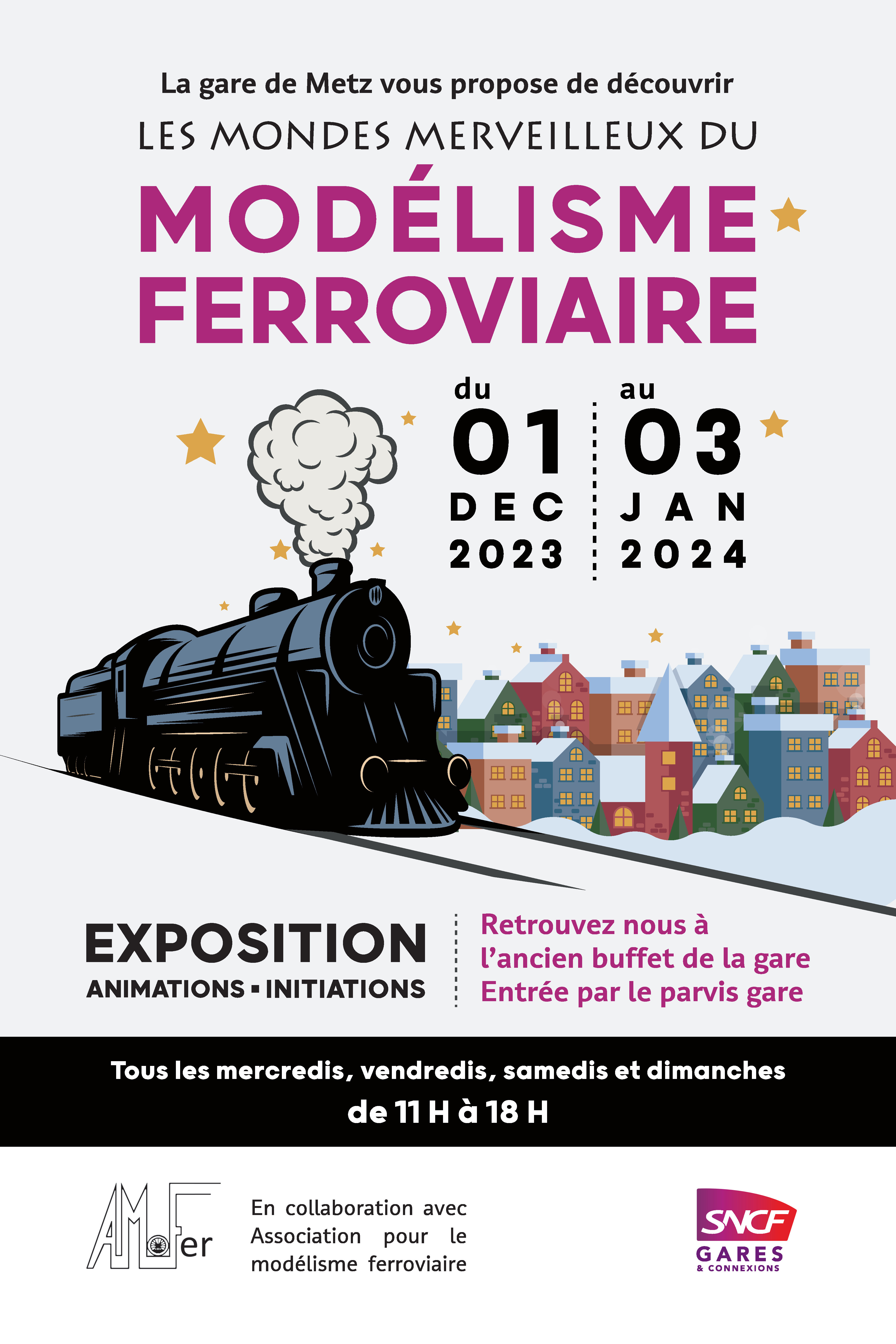 AFFICHE TRAINS A0 IMPRESS decembre 2023