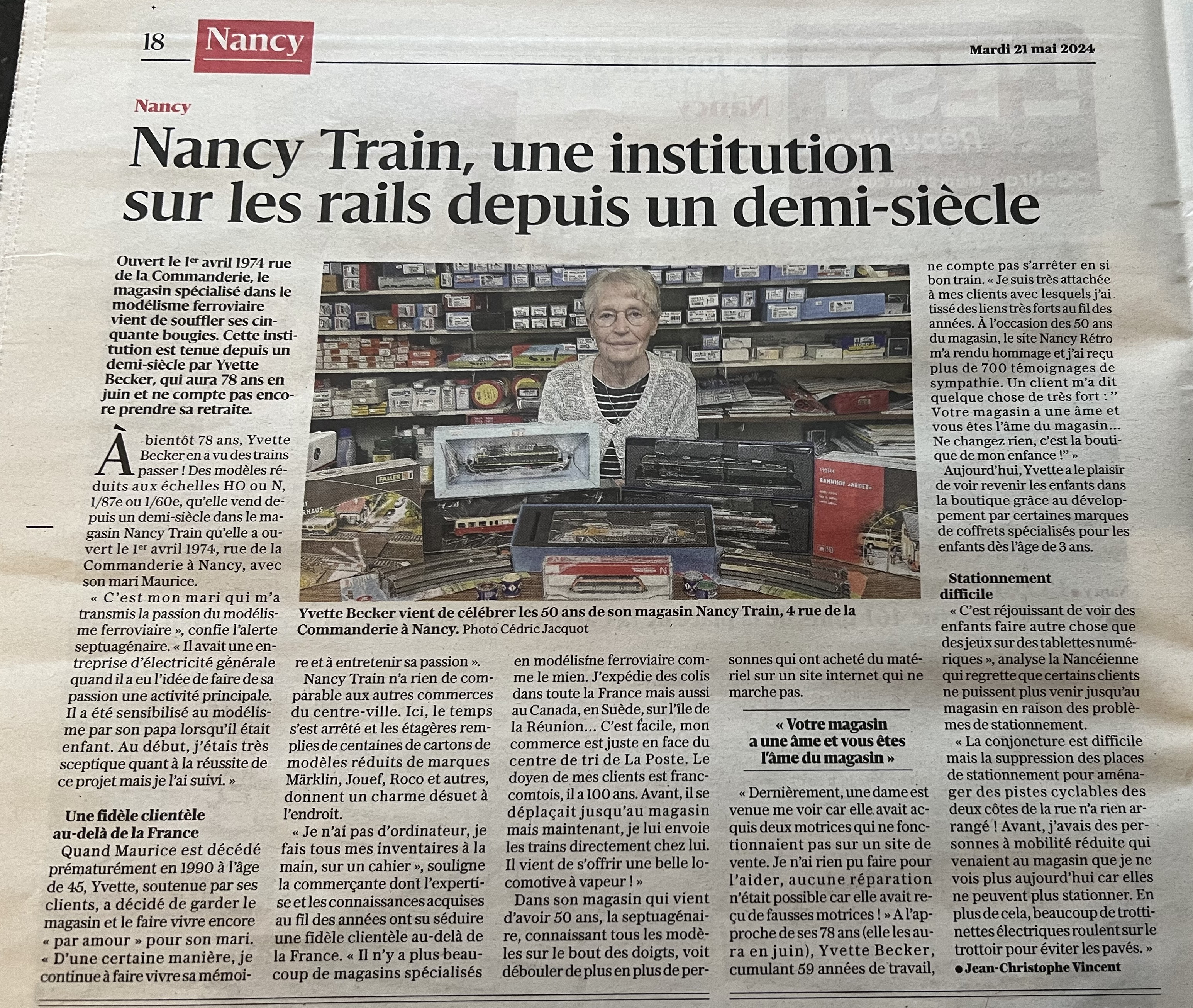 Nancy train Est Rpublicain 21 mai 2024